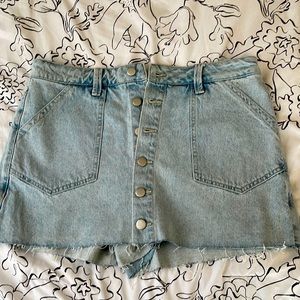 Nordstrom PTCL denim skort new without tags, never worn